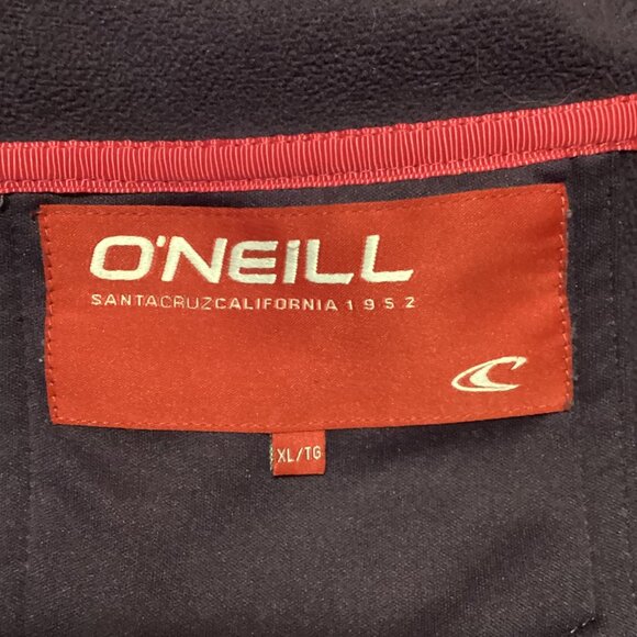 O'Neill Women's Fleece Zip Up Hoodie Purple Size XL Sports Gym Activewear Pocket - Picture 7 of 8